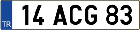Truck License Plate